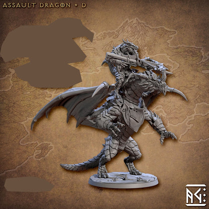 Assault Dragon Rider D with scenic base