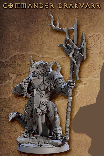 Commander Drakvarr with scenic base