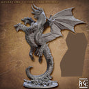 Five-Headed Azgrathok, Chaos Dragonlord with scenic base