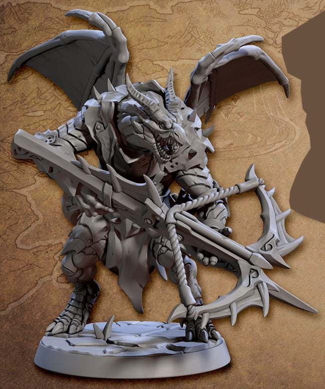 Winged Draconian Shock Trooper C