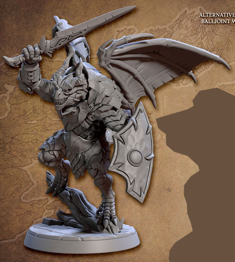 Winged Draconian Shock Trooper D