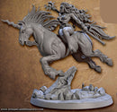 Genevieve on Celestial Steed [Pin Up] with scenic base