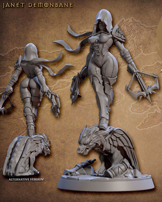 Janet Demonbane [Pin Up] with scenic base