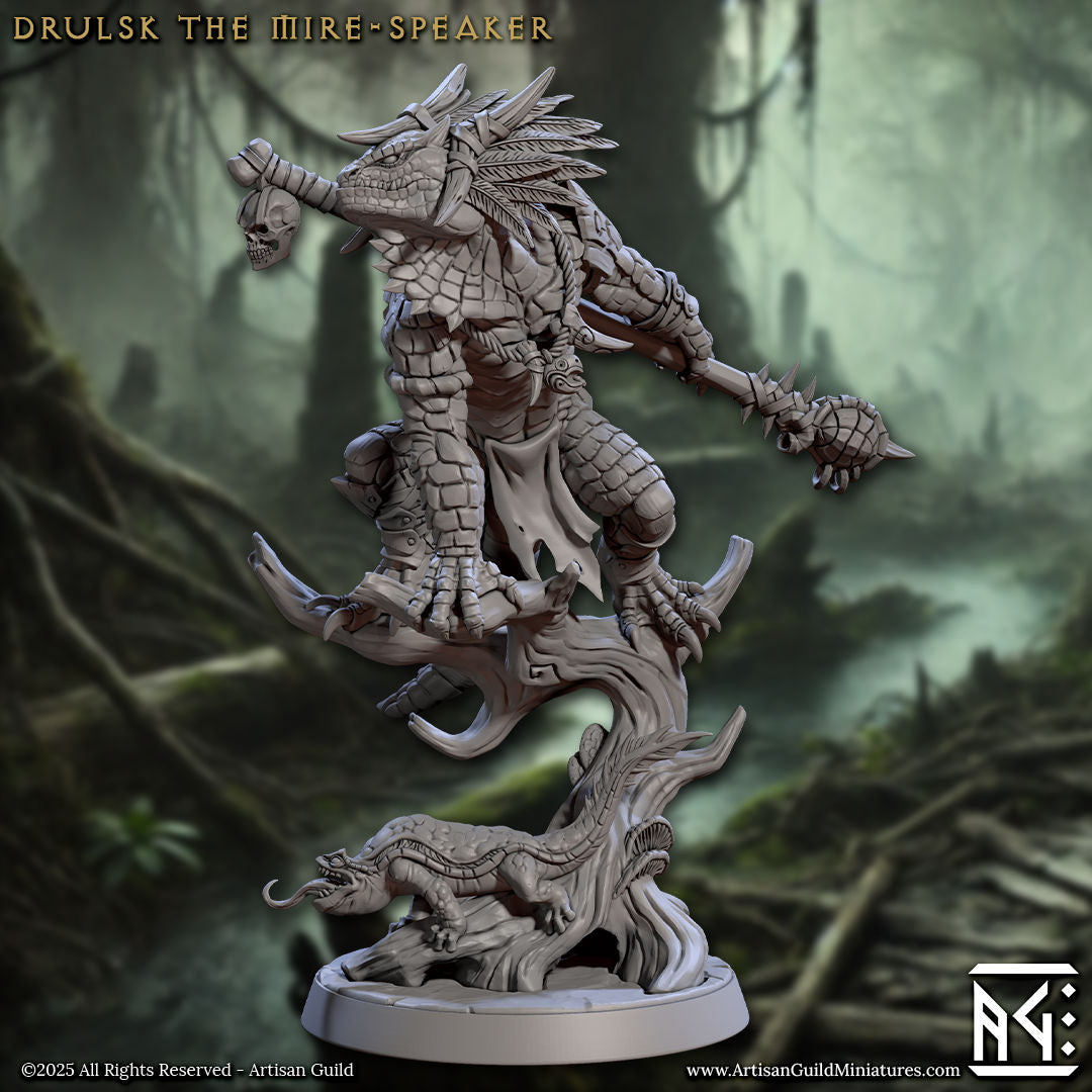 Drulsk the Mire-Speaker with scenic base