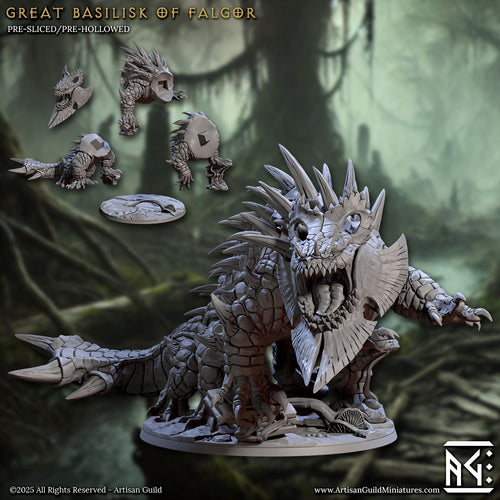 Great Basilisk of Falgor with scenic base