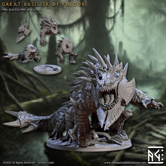 Great Basilisk of Falgor with scenic base