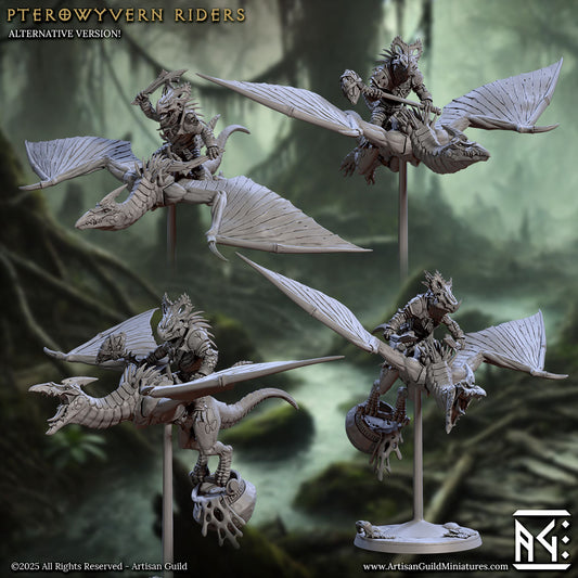 Helmed Pterowyvern Riders (4x warriors)