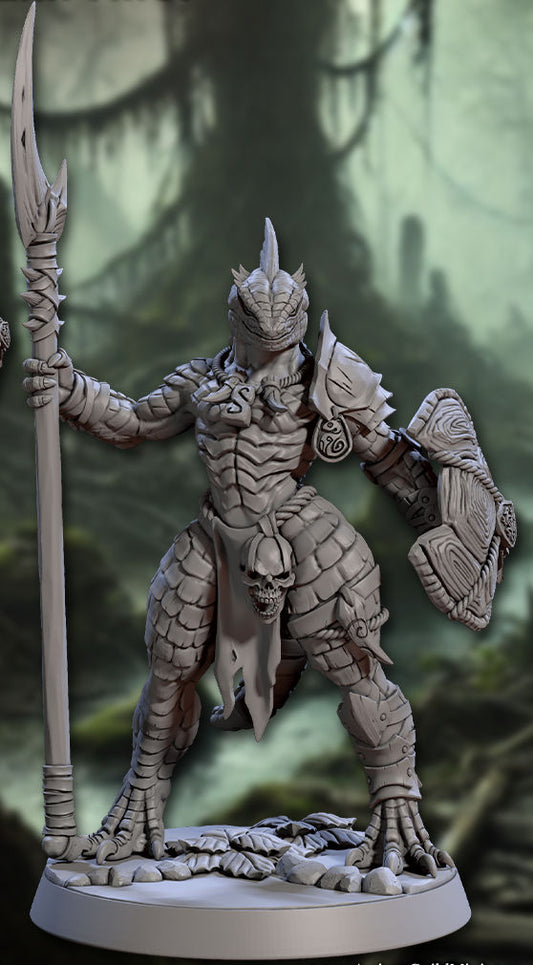 Hiskra, Lizardmen Beauty with scenic base