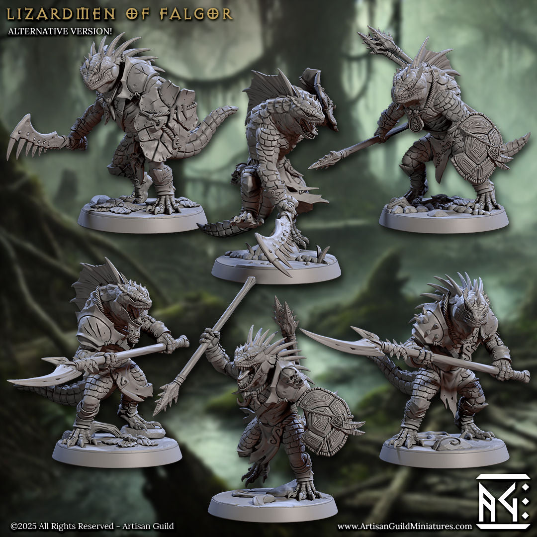 Lizardmen of Falgor (6x warriors)