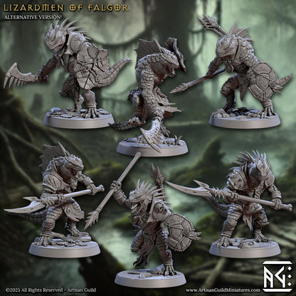 Lizardmen of Falgor (6x warriors)