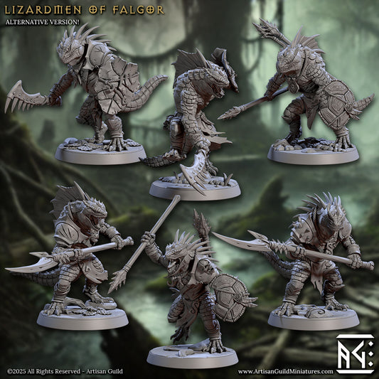 Lizardmen of Falgor (6x warriors)