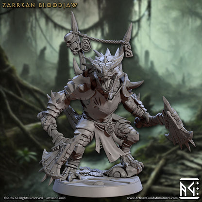 Zarrkan Bloodjaw with scenic base