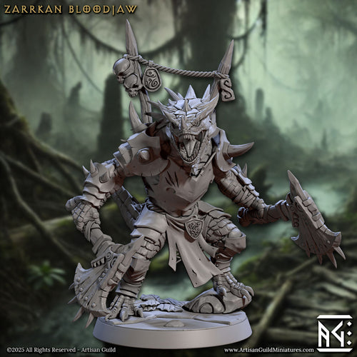 Zarrkan Bloodjaw with scenic base