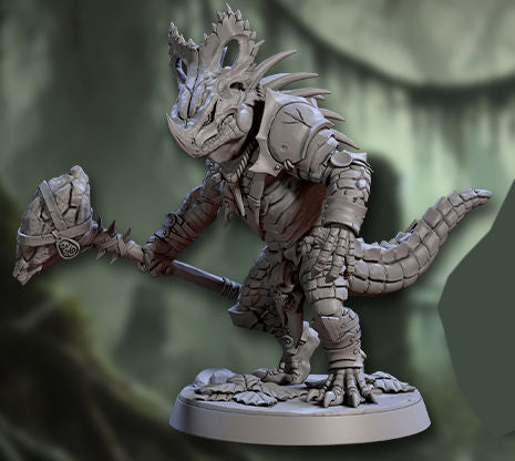 Helmed Lizardmen of Falgor A