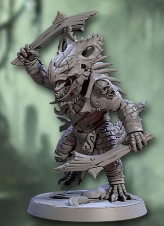 Helmed Lizardmen of Falgor B