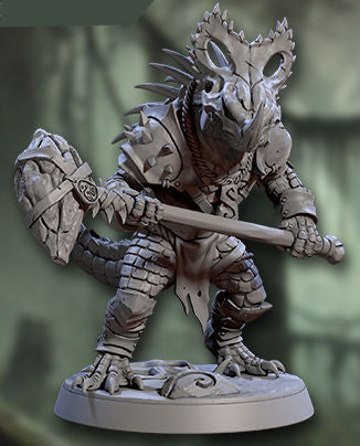 Helmed Lizardmen of Falgor C