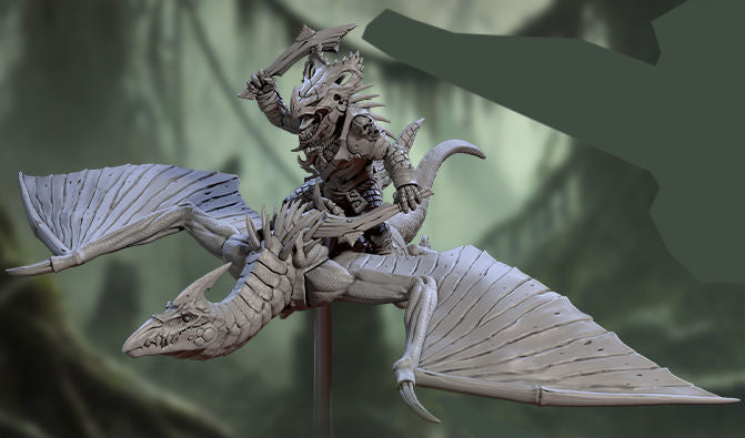 Helmed Pterowyvern Riders B