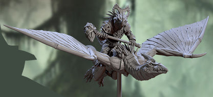 Helmed Pterowyvern Riders C