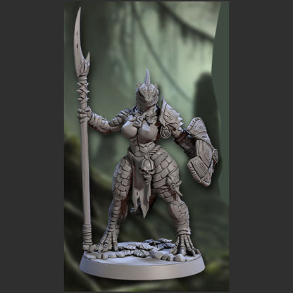 Hiskra, Lizardmen Beauty [Pin Up] with scenic base