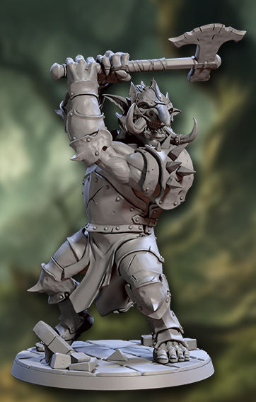 Helmed Ironkeep War Troll D