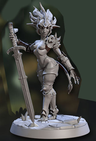 Morhild the Ironkeep Huldra [Pin Up] with scenic base