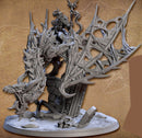 Vladvuk the Apostle of Death with Unholy Horns on Undead Wyvern with scenic base