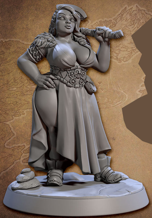 Alfhild the Northwoman Beauty with scenic base