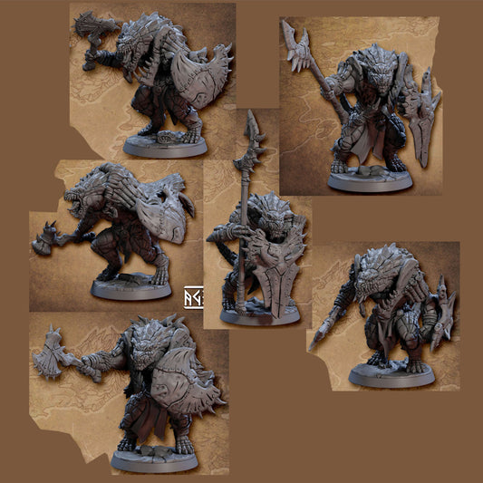 Frostheart Lizardmen I (6x warriors)