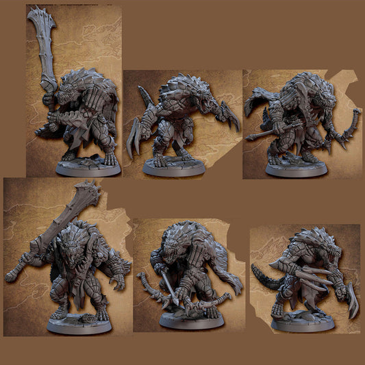 Frostheart Lizardmen II (6x warriors)
