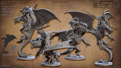 Assault Dragon Riders (4x warriors)