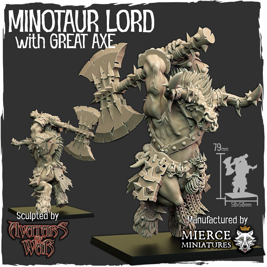 Minotaur Lord with Great Axe