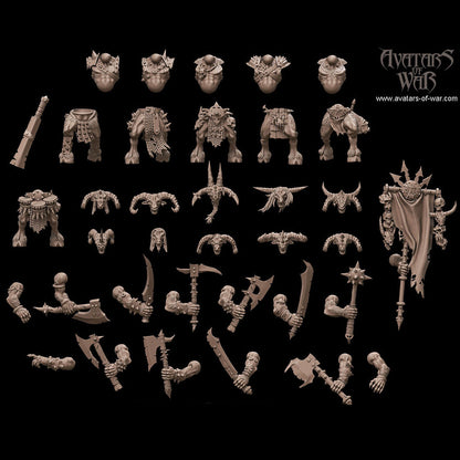 Beastmen with Two Weapons Multi-Part Regiment