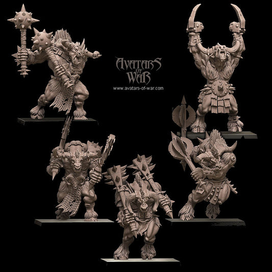 Minotaurs with Two Weapons Regiment II