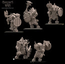 Minotaurs with Weapon and Shield Regiment II