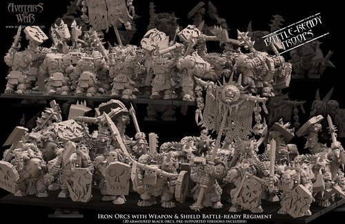 Shieldwall Black Orc Regiment