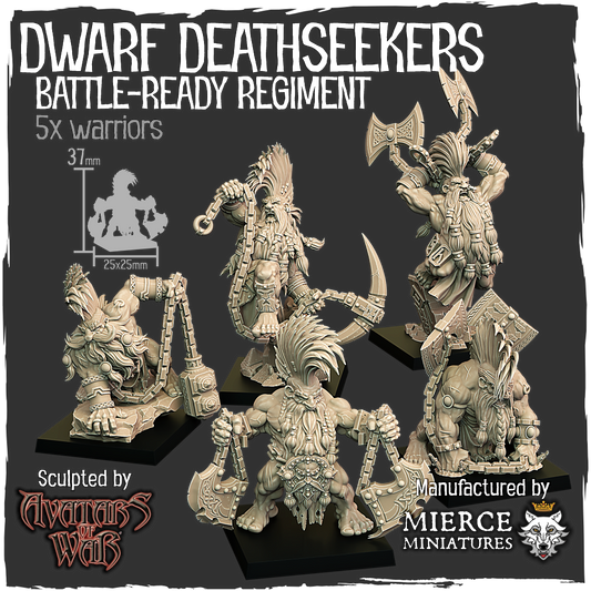 Dwarf Deathseekers Battle-Ready Regiment