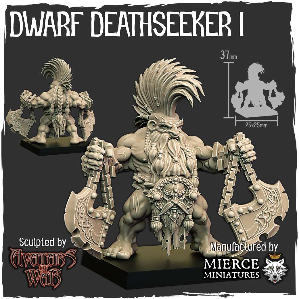 Dwarf Deathseekers Battle-Ready Regiment
