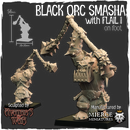Black Orc Smasha with Flail I