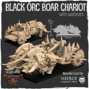 Black Orc Boar Chariot with Warboars
