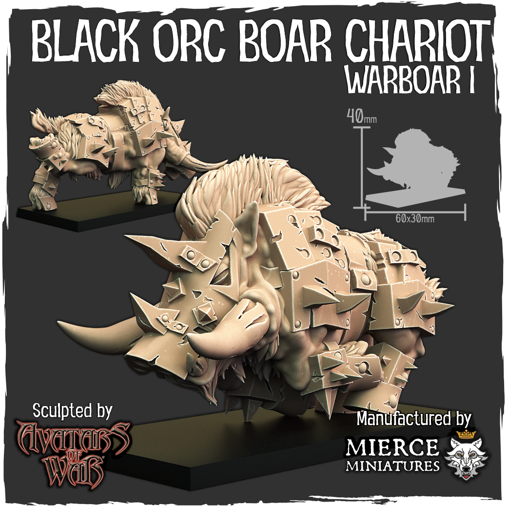 Black Orc Chariot Warboar I