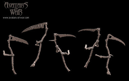 Skeleton Warriors with Scythes Multi-Part Regiment