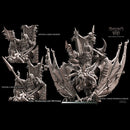 Orc Warlord on Wyvern with Spear and Shield