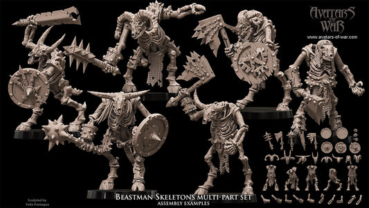 Beastman Skeletons Multi-Part Regiment
