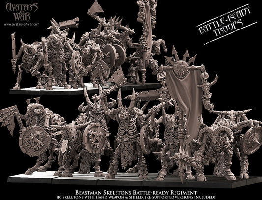 Beastman Skeletons Regiment