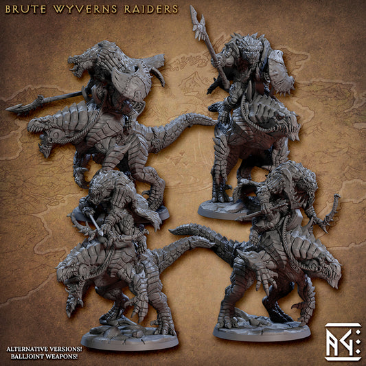 Brute Wyvern Riders I (4x warriors)