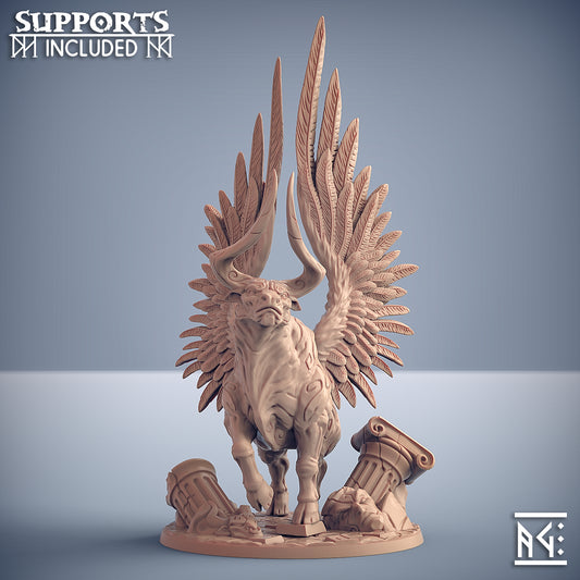 Knossus the Sacred Bull with scenic base