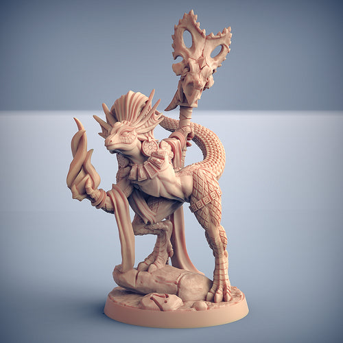 Coaxoch the Duchess, Lizardmen Beauty with scenic base