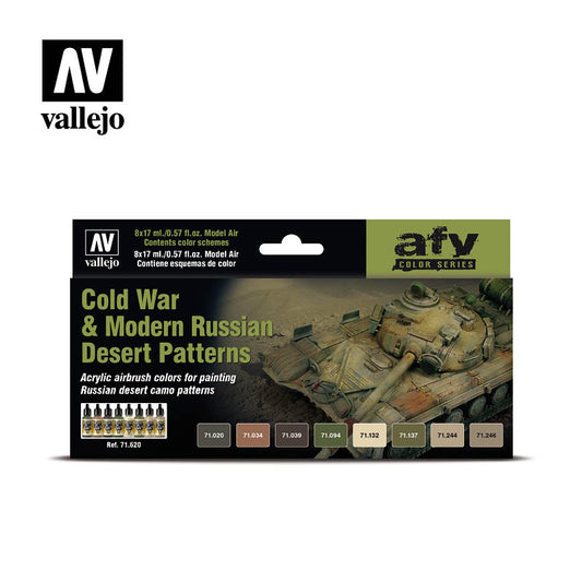 Vallejo Model Air Cold War and Modern Russian Desert Patterns Set