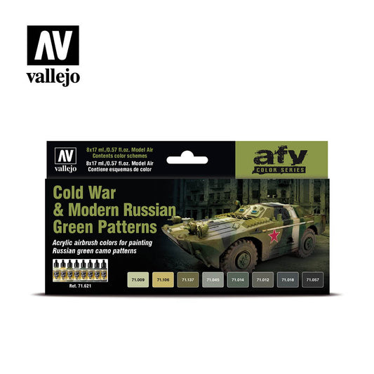 Vallejo Model Air Cold War and Modern Russian Green Patterns Set
