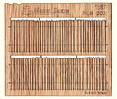 Model Scene - PL8-003 - Small Rough Cut Wooden Fence II